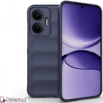 Magic Shield guminis dėklas - tamsiai mėlynas (Xiaomi Poco F7 5G)